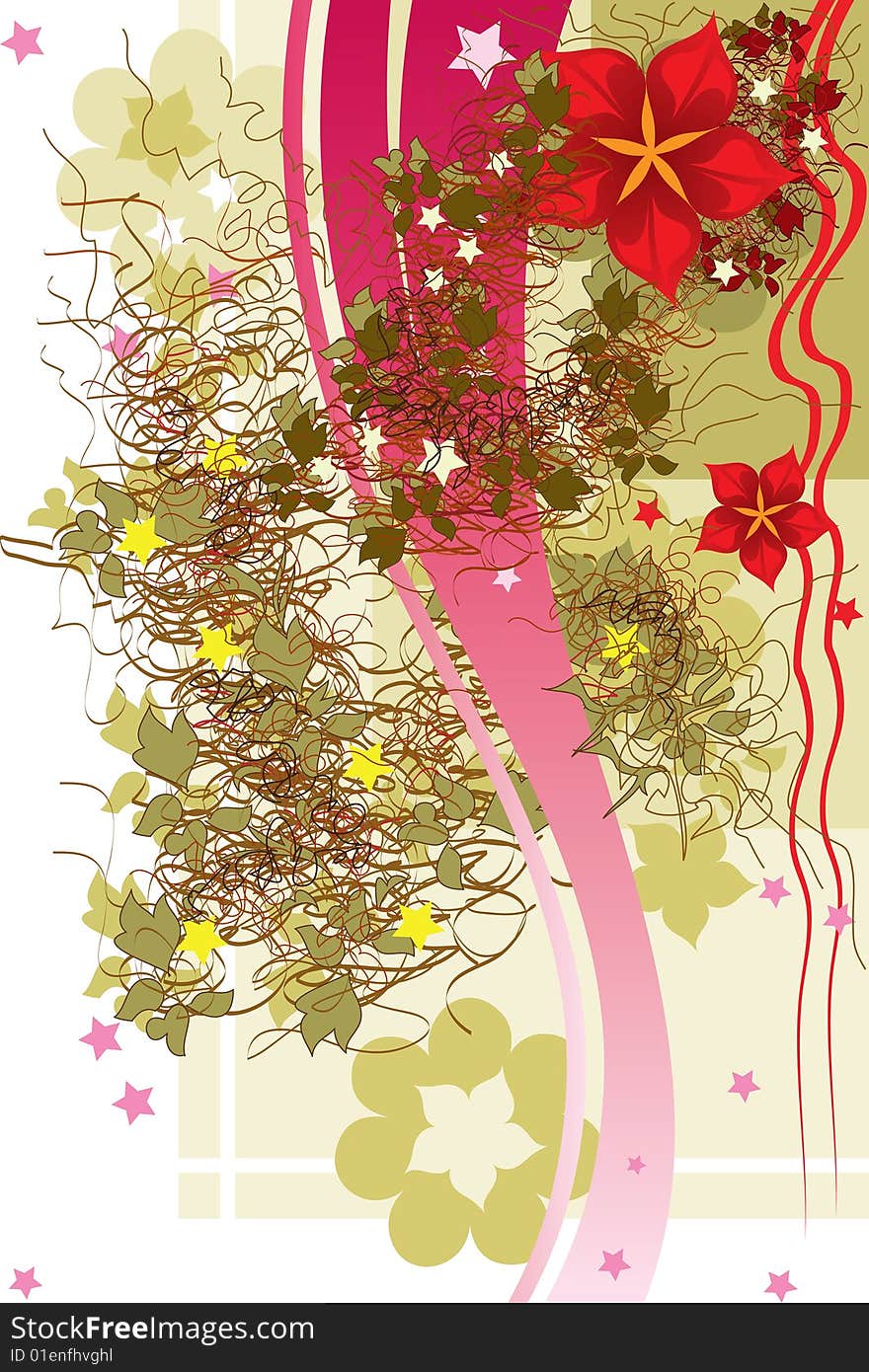 This illustration depicts beautiful plants. This illustration depicts beautiful plants