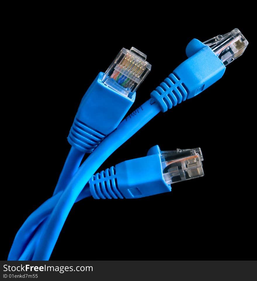 Three RJ45 plugs