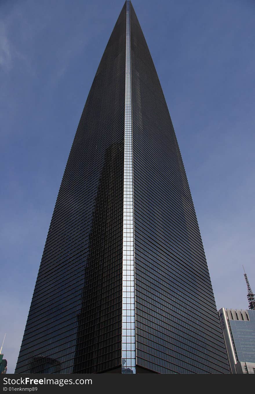 Shanghai Global Financial Hub the highest buliding in china ,the high is about 487m