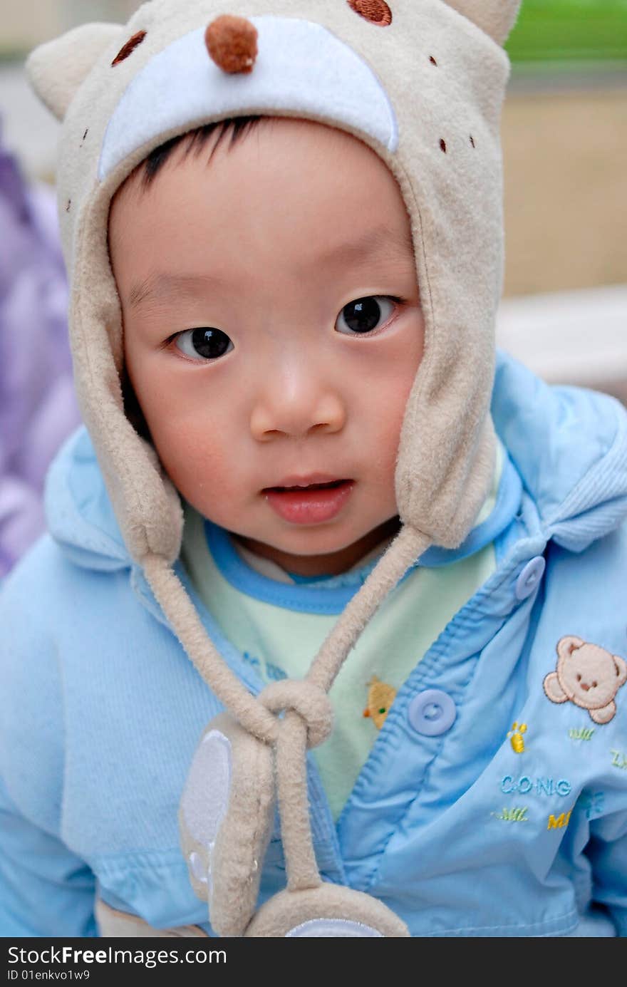 Bright picture of adorable chinese baby boy. Bright picture of adorable chinese baby boy