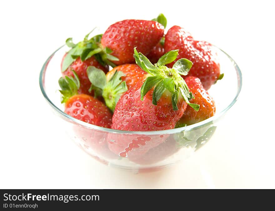 Strawberries in bowl