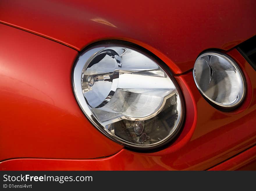 Headlight close up. headlight automobile part. Headlight close up. headlight automobile part.