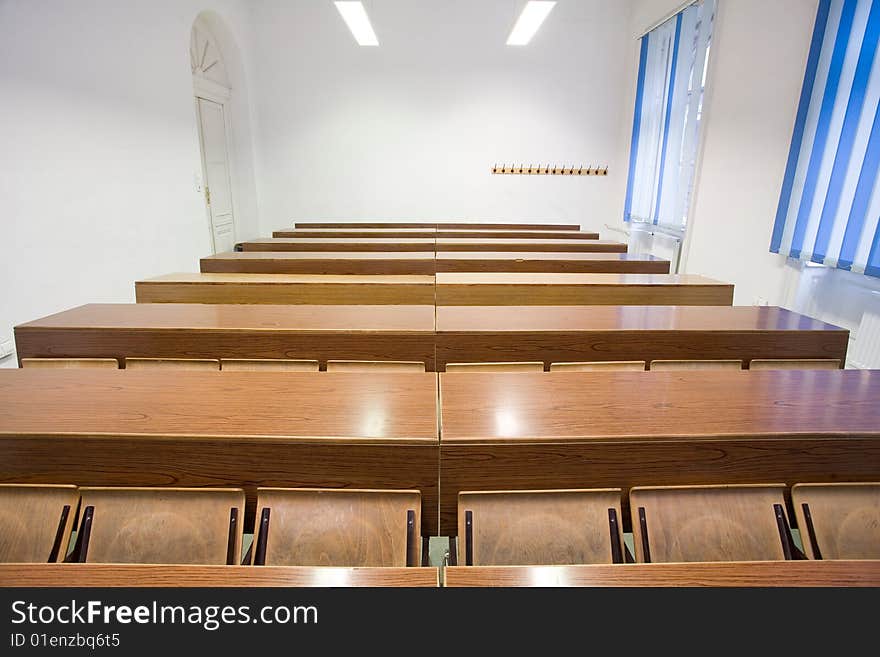 Empty classroom