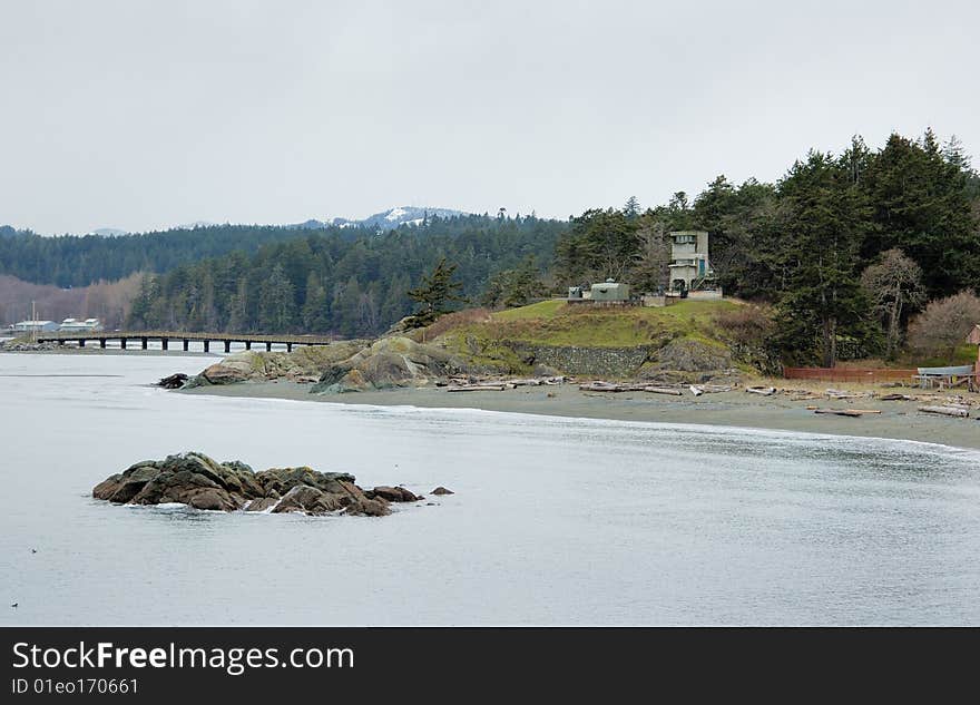 View on the fort from the ocean