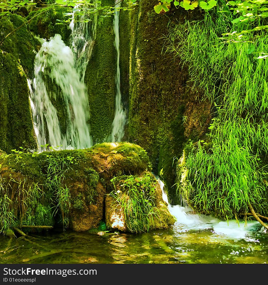 Waterfall in the forest