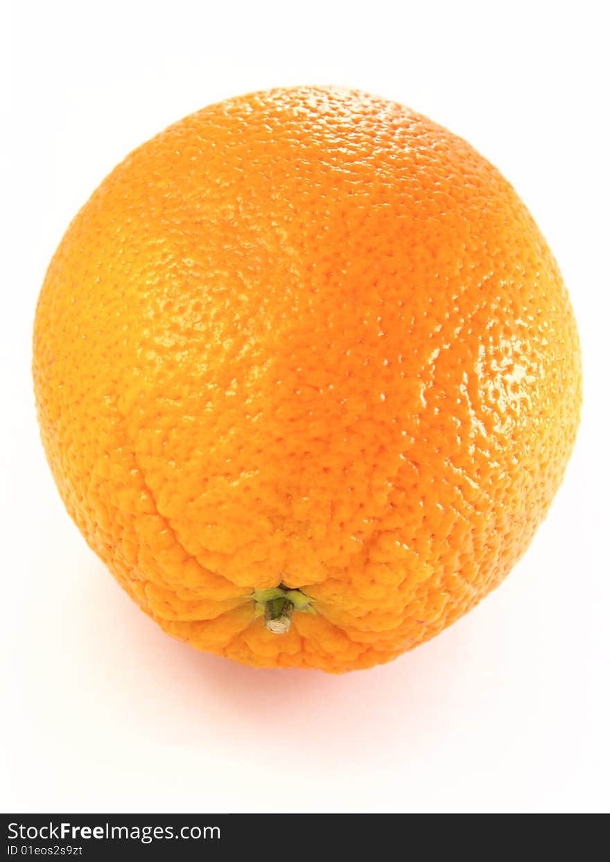 Orange Isolated over White Background