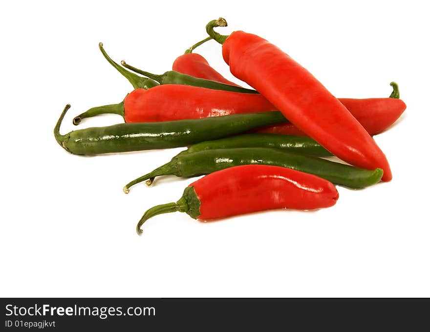 Red And Green Pepper