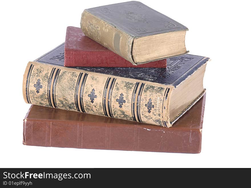 Stack Of Antique Books