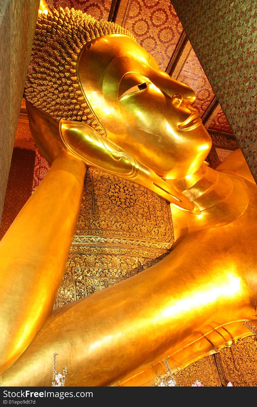 Reclining Buddha Image.