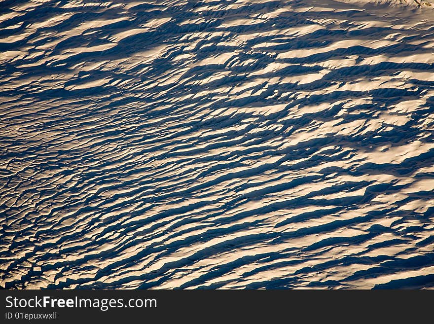 Aerial photograph on the Aletsch Glacier, Switzerland. Aerial photograph on the Aletsch Glacier, Switzerland