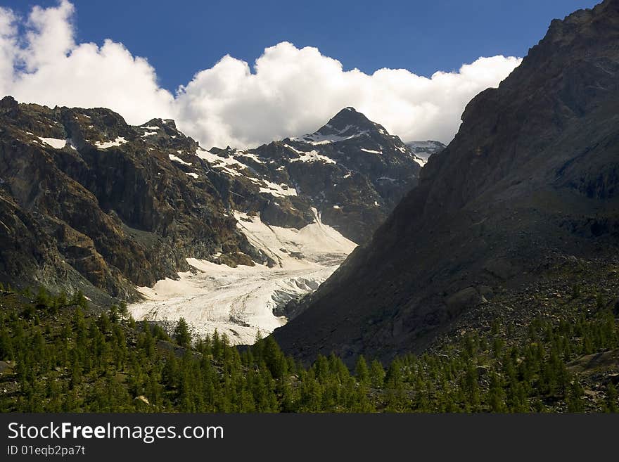 Mountain glacier