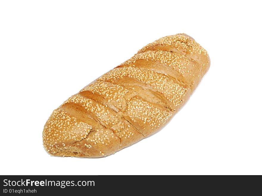 Long Loaf Isolated On White Background