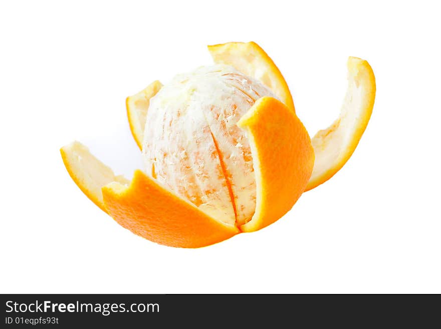 Juice orange fruit isolated on white background