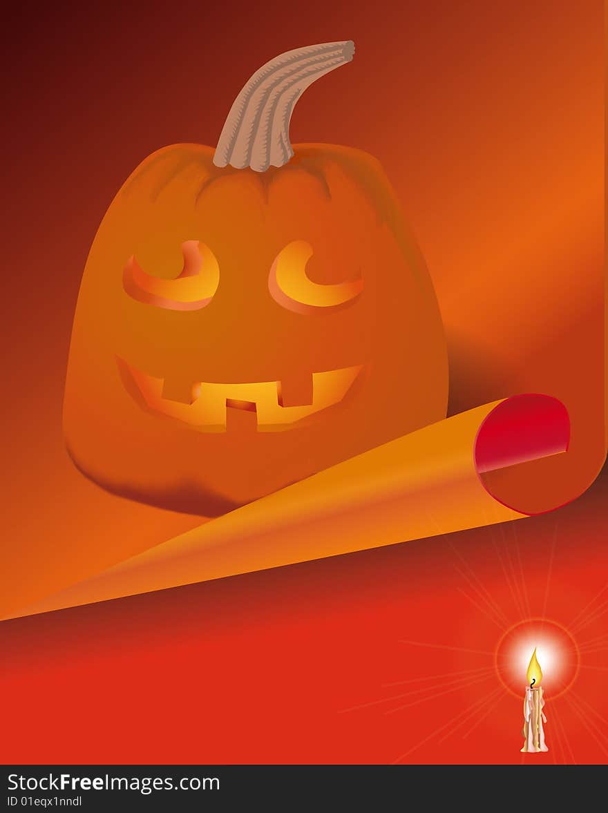 Background for a card or calendar to the holiday Halloween. Background for a card or calendar to the holiday Halloween