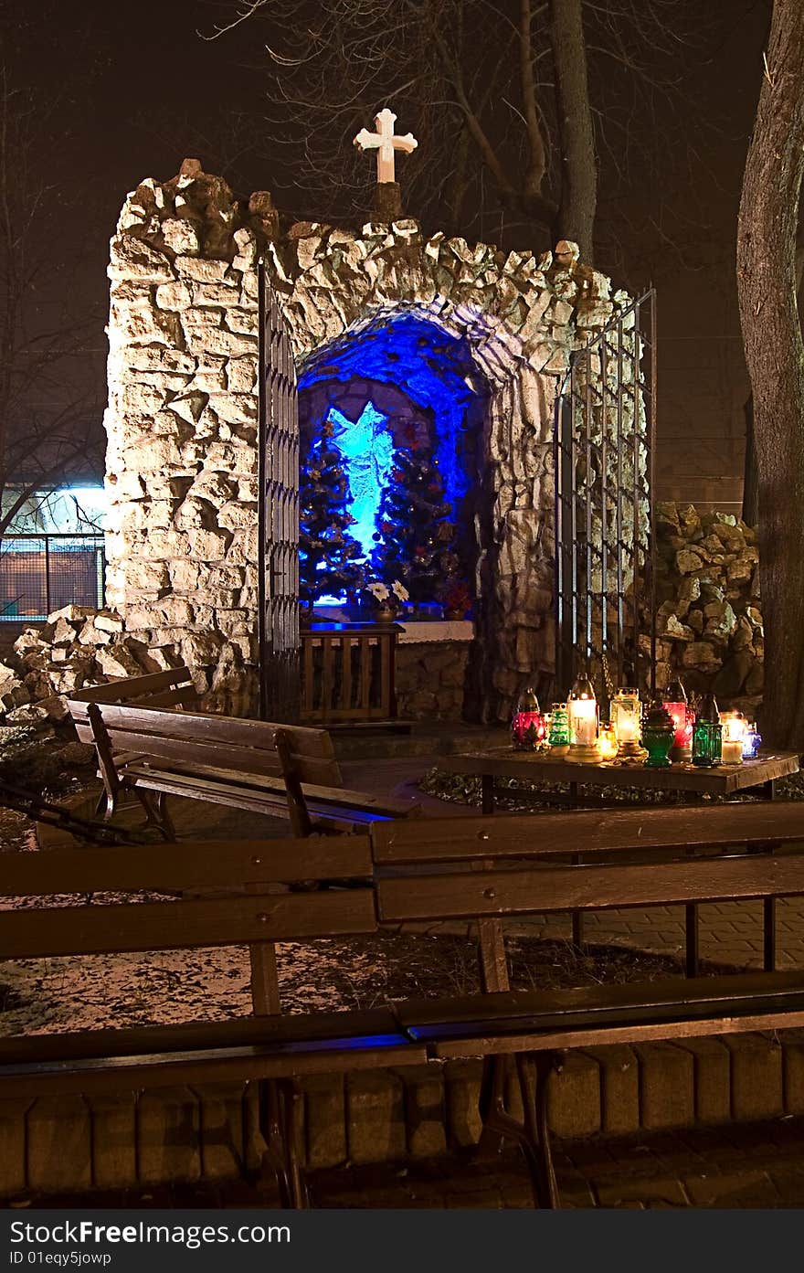 Religious Monument Somewhere In Poland