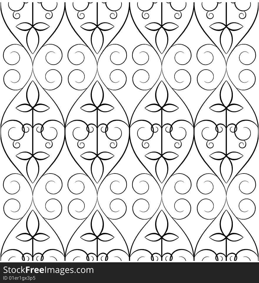 Seamless background with beautiful pattern. Seamless background with beautiful pattern