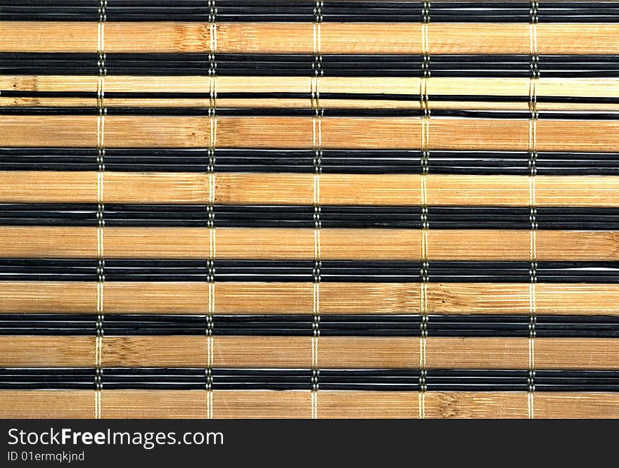 Bamboo mat (one type, there are others in portfolio)