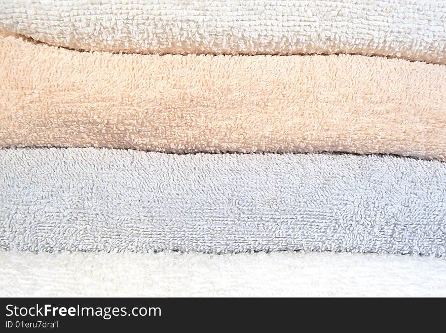 Folded Towels Texture