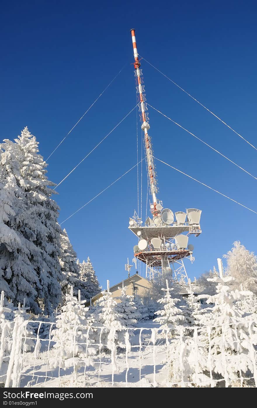 Transmitting station in winter no.1