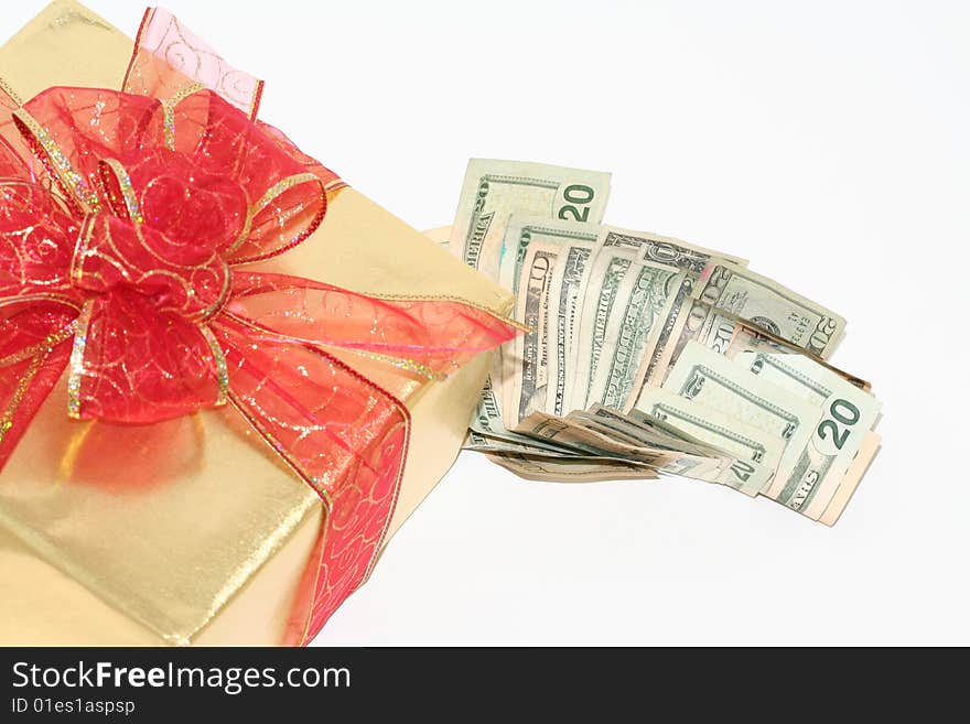 Buying gifts with cash