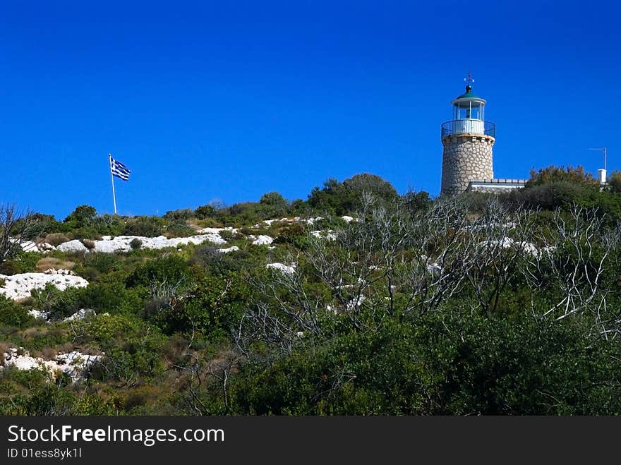 Greece lighthouse