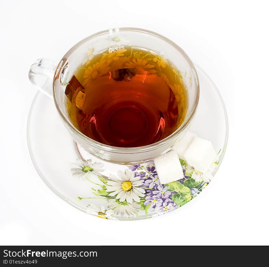 Tea cup on a saucer