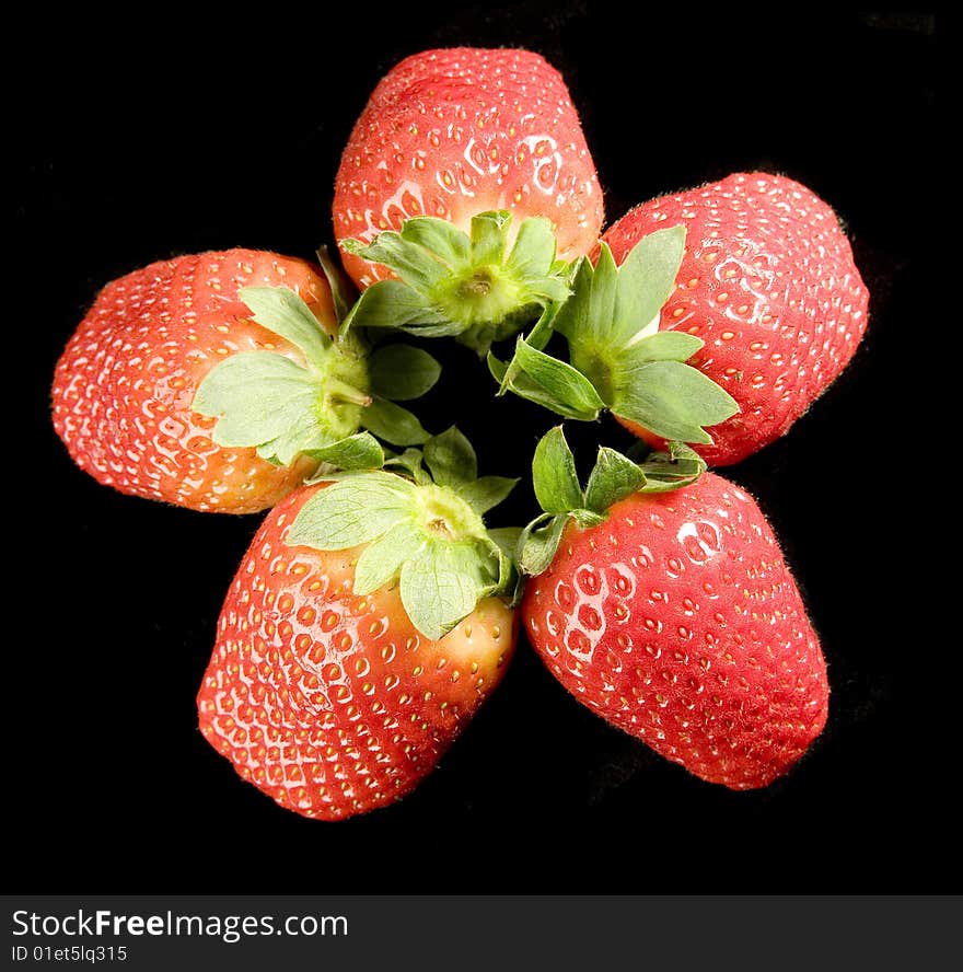 Five Strawberries