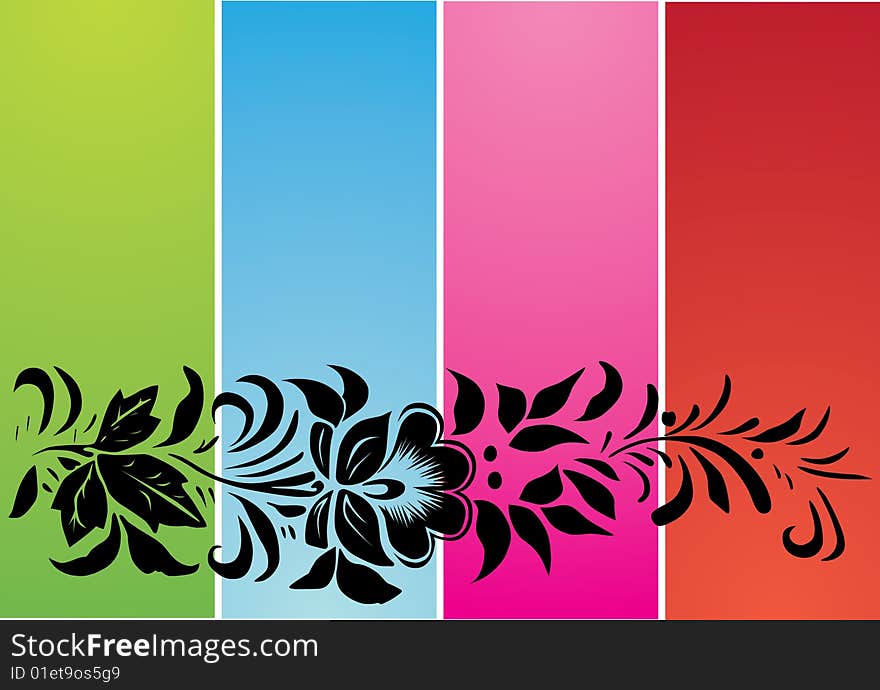 Creative abstract retro vector background. Creative abstract retro vector background