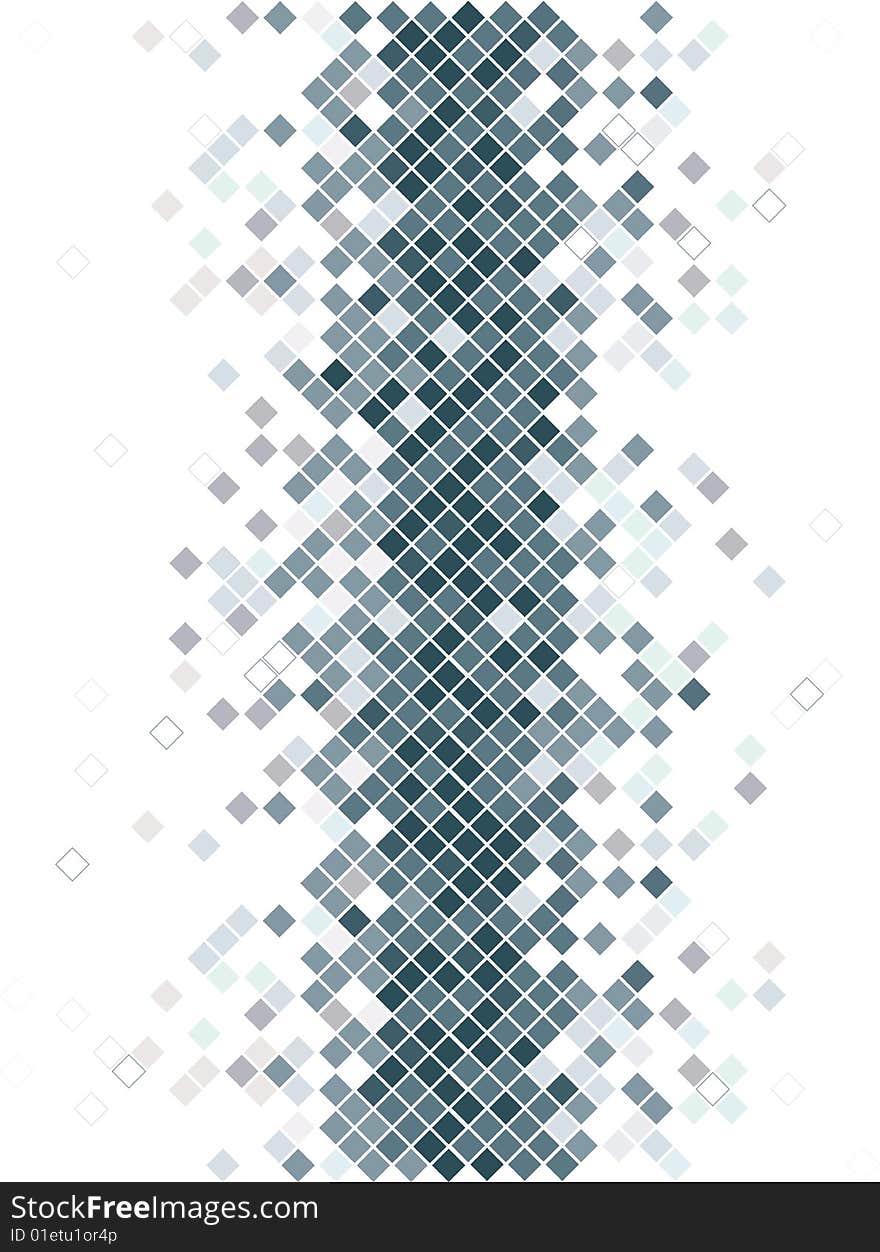 Mosaic background in grey color