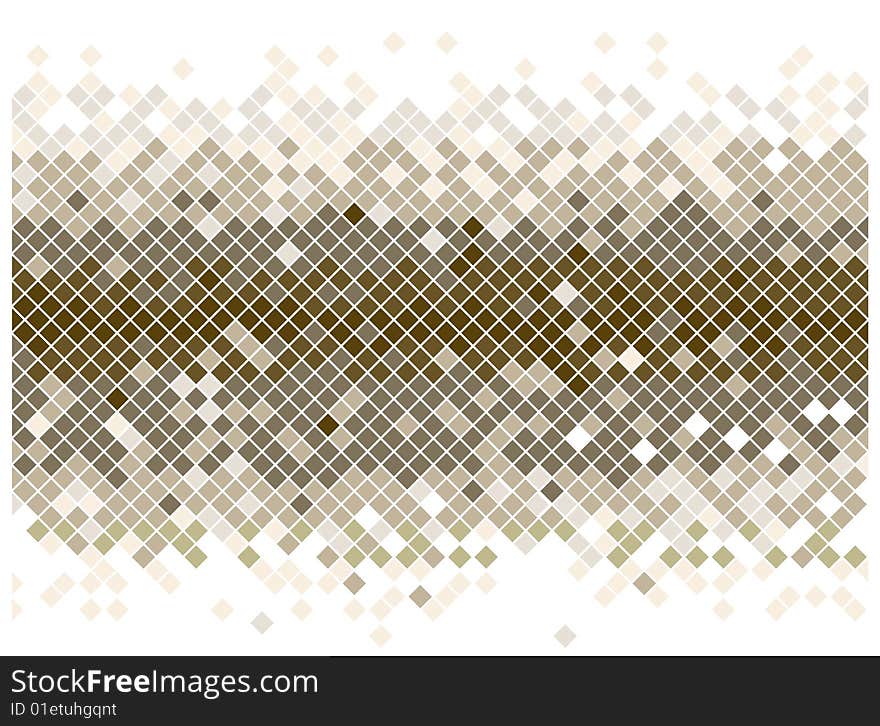 Mosaic background in natural colors