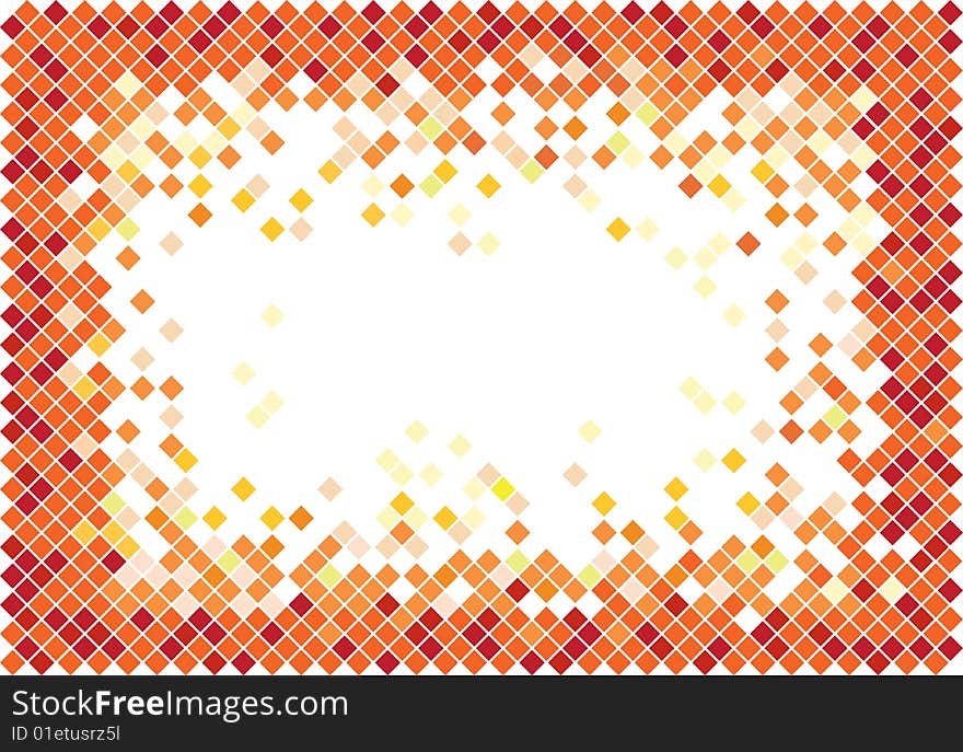 Mosaic background in natural colors