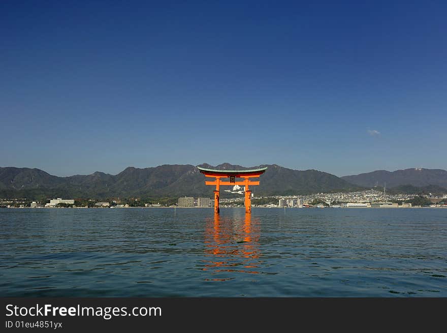 Itsukushima Shrine - Miyajima Hiroshima Japan. Itsukushima Shrine - Miyajima Hiroshima Japan