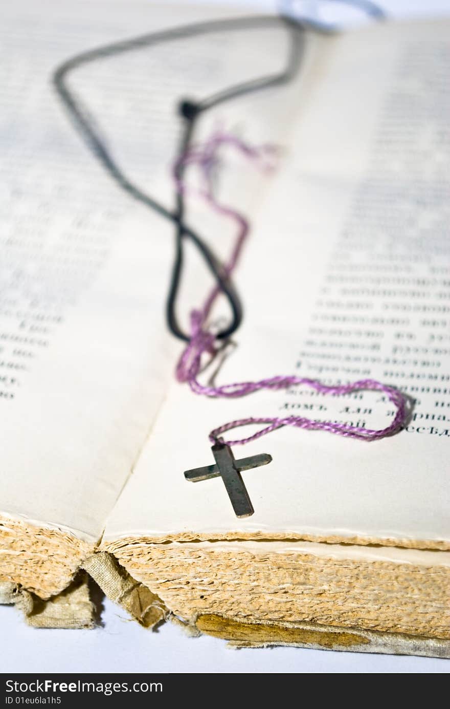 Book and cross