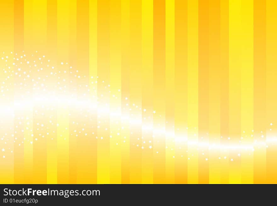 Vector illustration of Abstract Yellow