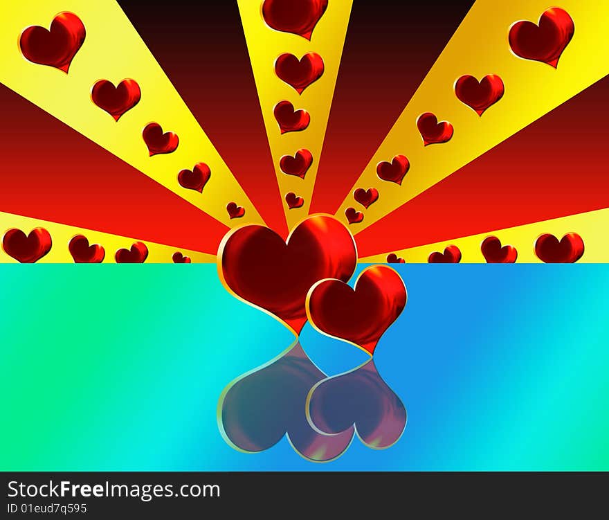 A background for valentine day. A background for valentine day