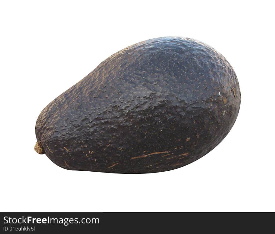 Avocado isolated on white background