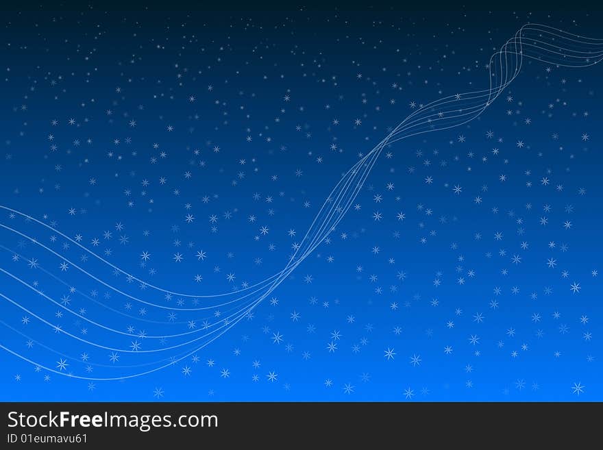 Vector illustration of Stars background