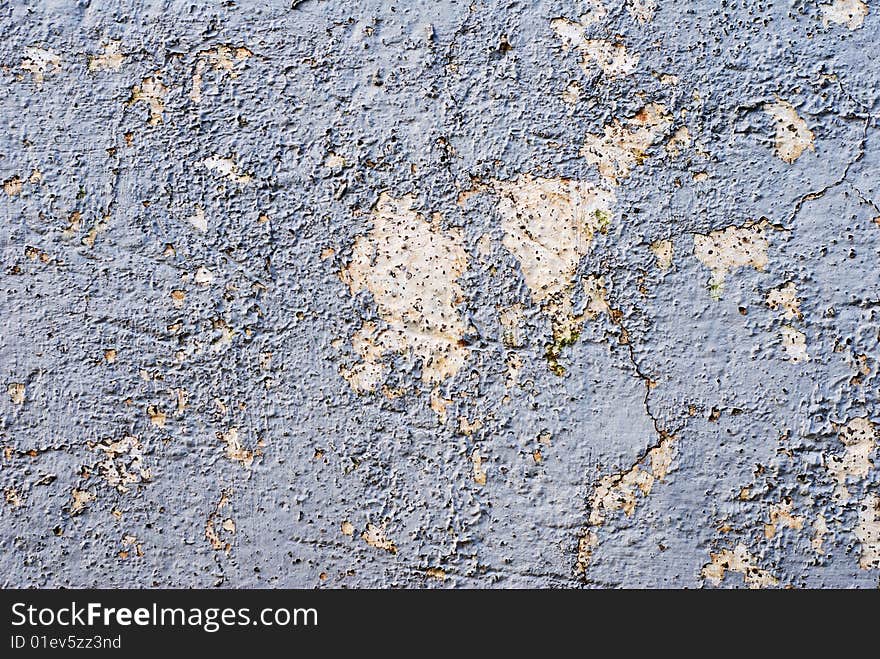 Grunge background with old grey paint on creamy concrete. Grunge background with old grey paint on creamy concrete