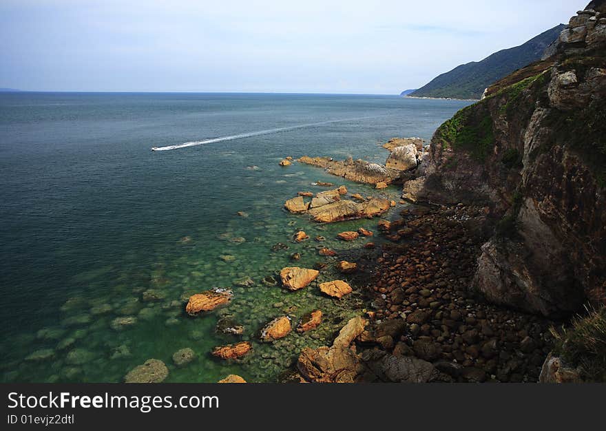 Cliff At The Top 10 Beautiful Coast Of China