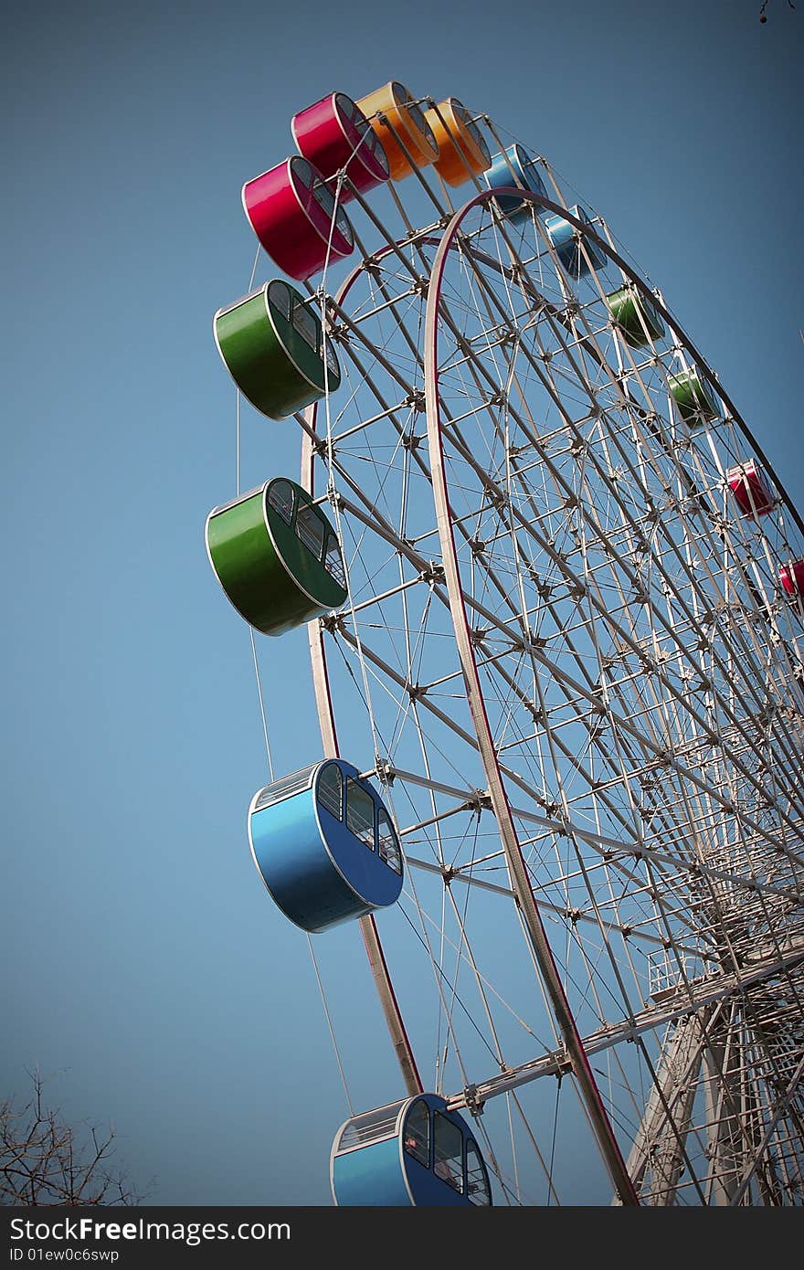 Giant Wheel in a park. Giant Wheel in a park