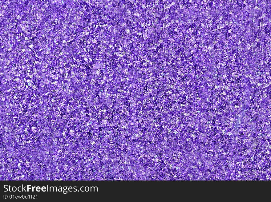 Purple Sugar Crystals