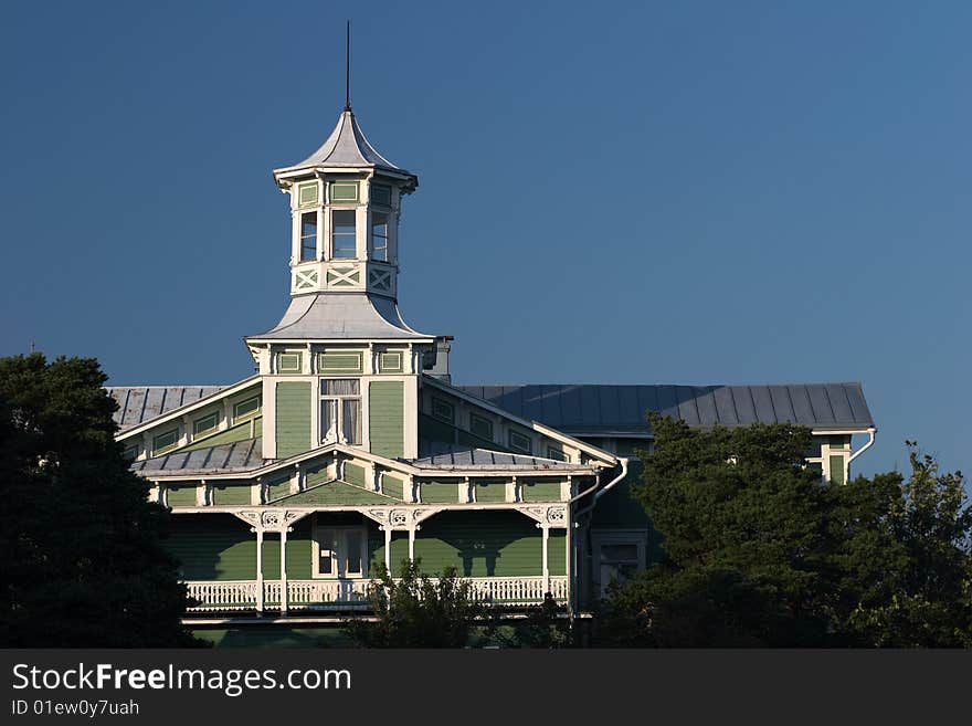 Holiday houses on coast of Hanko