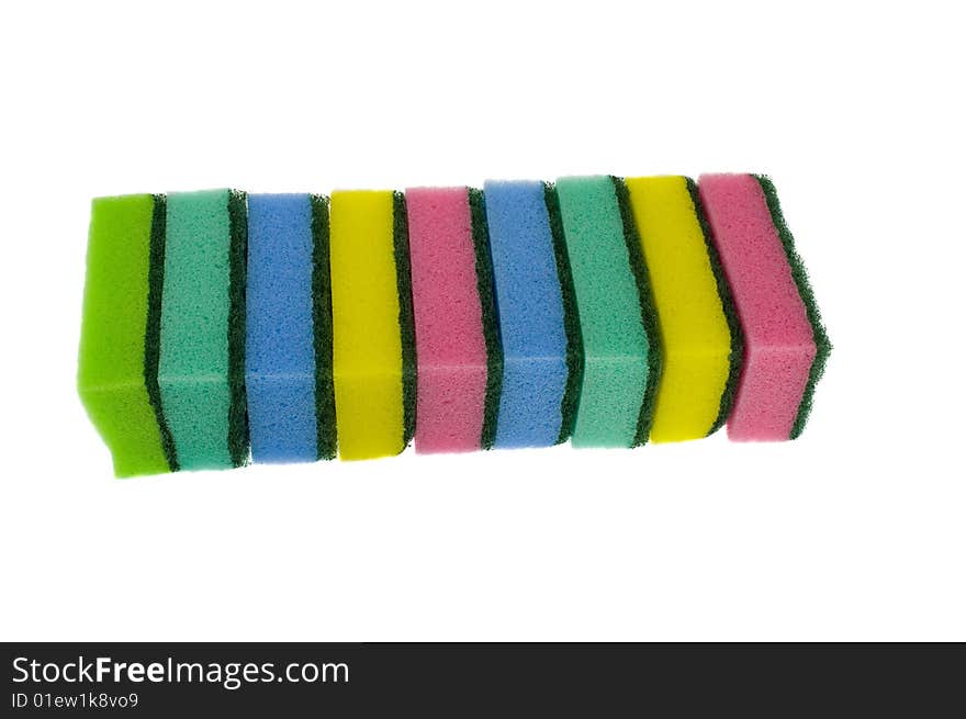 Multi-coloured Sponge