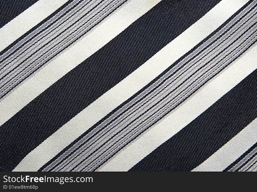 Closeup of striped silk cloth. Closeup of striped silk cloth