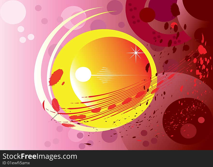 This illustration depicts a beautiful abstract background. This illustration depicts a beautiful abstract background