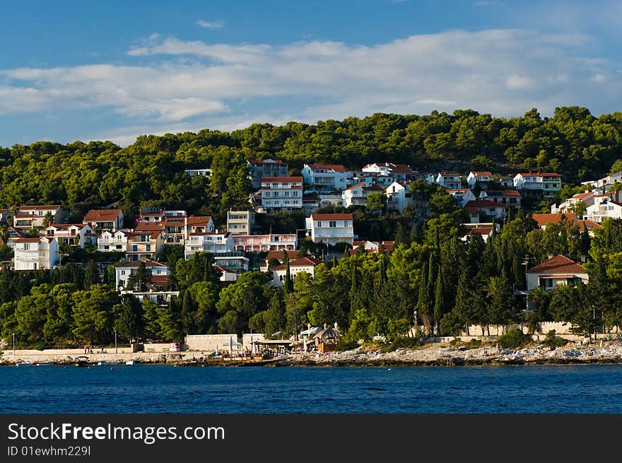 Croatian colorful shore