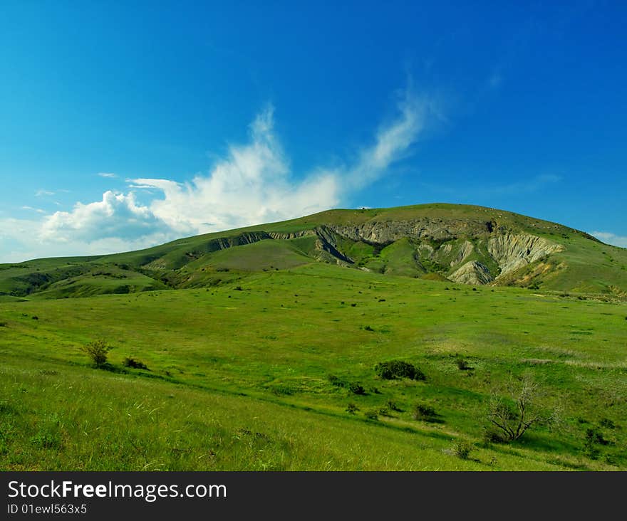 Mountian landscape in Crimea, Ukraine. Mountian landscape in Crimea, Ukraine