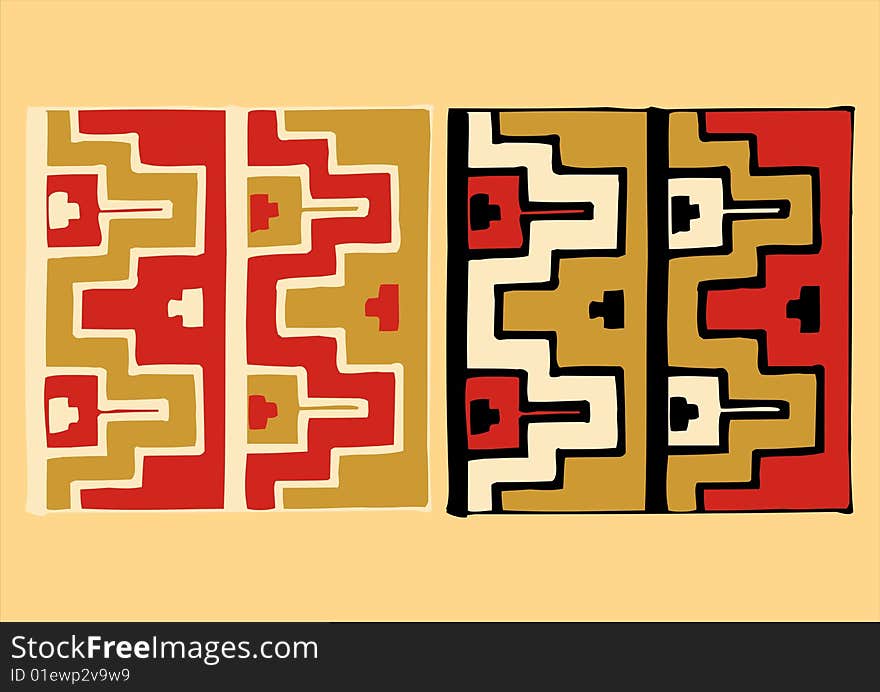 Ornamental design constructed from a module. Ornamental design constructed from a module