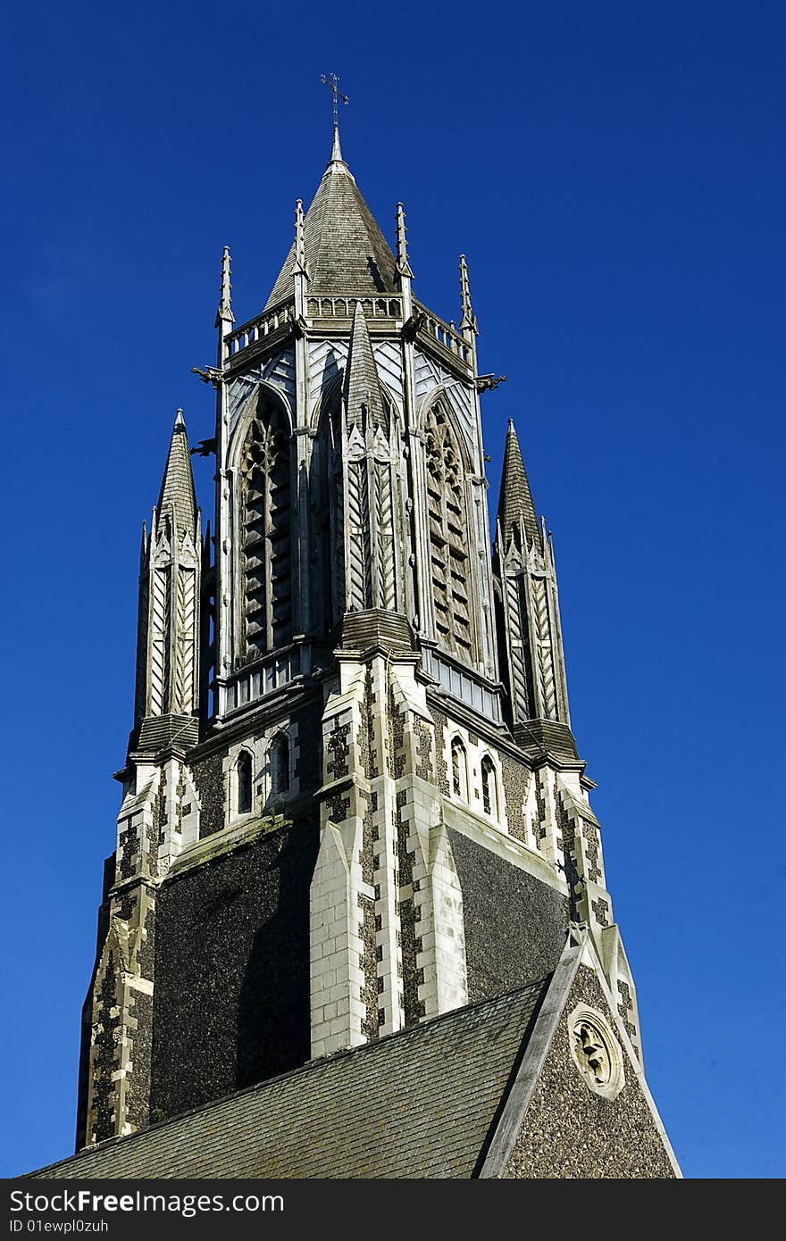 Church's tower in btighton, uk