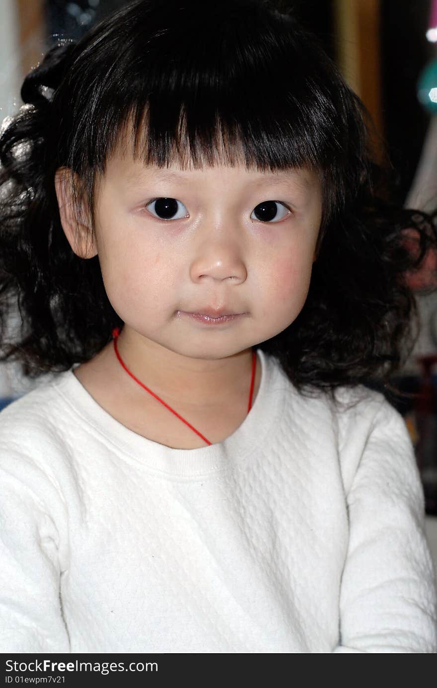 Bright picture of adorable chinese child. Bright picture of adorable chinese child